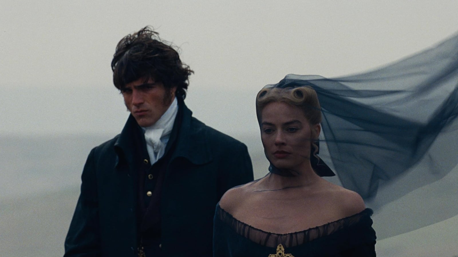 Jacob Elordi and Margot Robbie in 'Wuthering Heights'