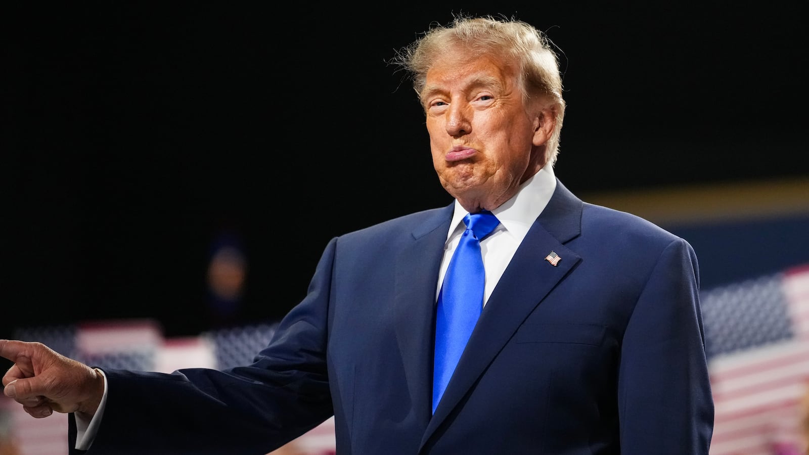 DALLAS, TEXAS - SEPTEMBER 09: U.S. President Donald Trump walks on stage to speak on the first day of the 2026 Republican National Convention at the American Airlines Center on September 09, 2026 in Dallas, Texas. U.S. President Donald Trump will headline the Republican National Committee's first-ever midterm convention as he aims to highlight his administration’s achievements and rally support for GOP candidates just two months before the upcoming elections being held on November 3. (Photo by Andrew Harnik/Getty Images)