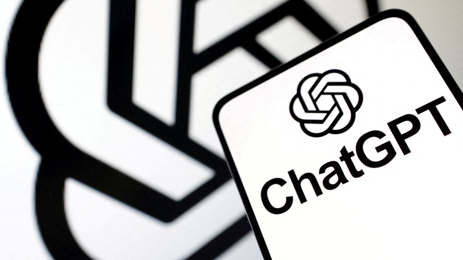 ChatGPT logo is seen in this illustration taken Feb. 3, 2023.