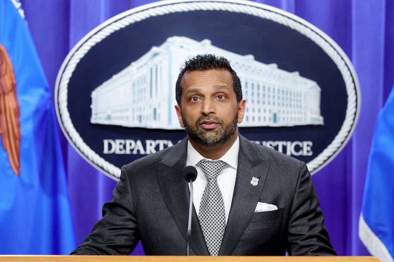 Democrats have called on FBI Director Kash Patel, pictured April 21, to take an alcohol assessment as they launch a probe into his drinking after an explosive report.