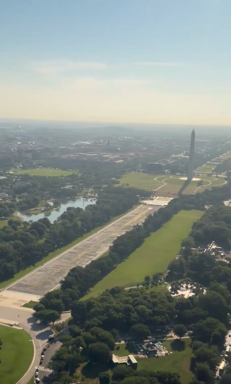 reflecting pool drained
