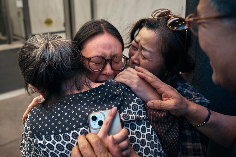 A 20-year-old South Korean student cries as she reunites with her mother after being released by ICE. The “Big Beautiful Bill” tripled ICE’s annual budget, giving the agency $75 billion over four years.