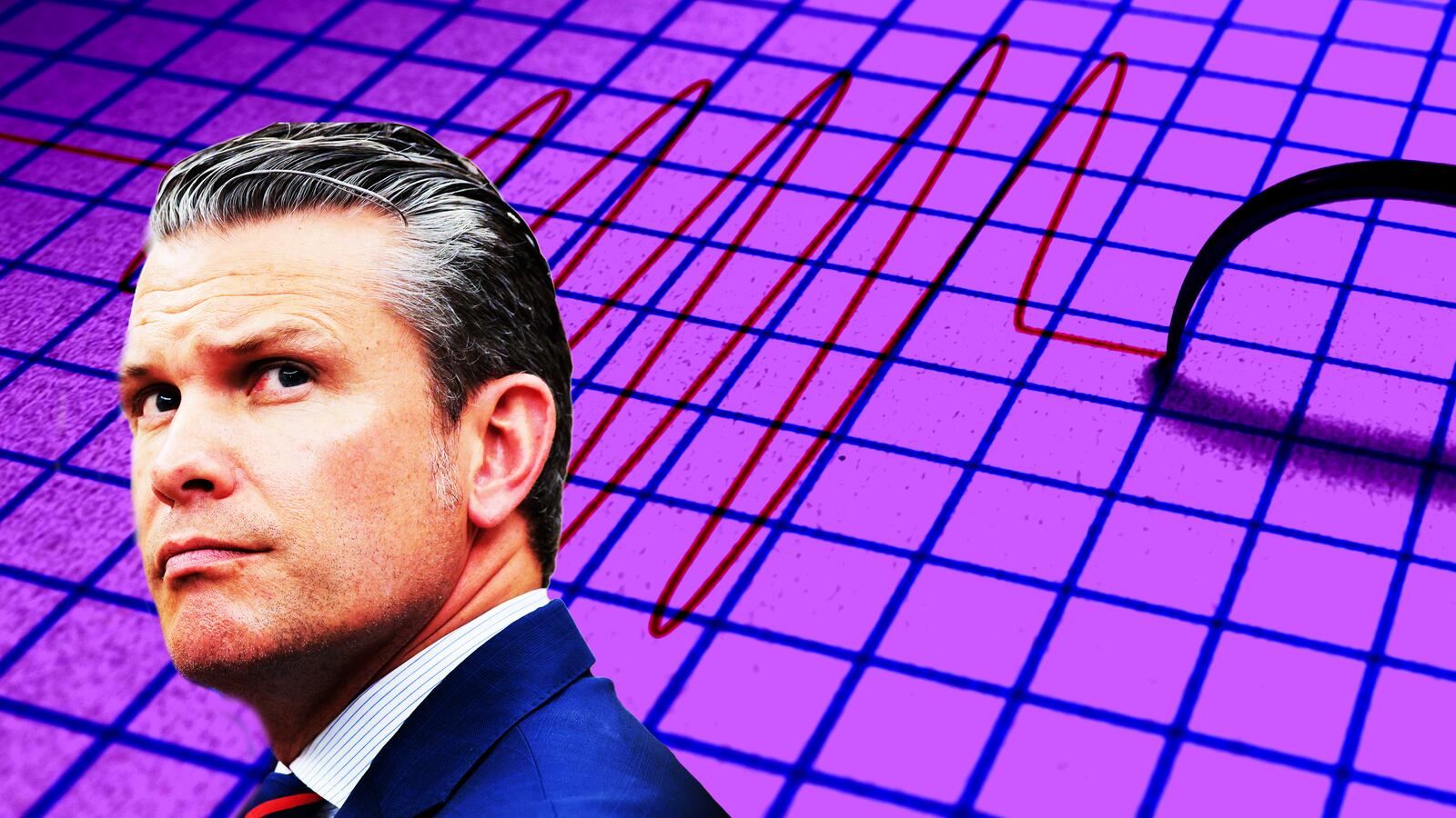 Pete Hegseth photo illustration