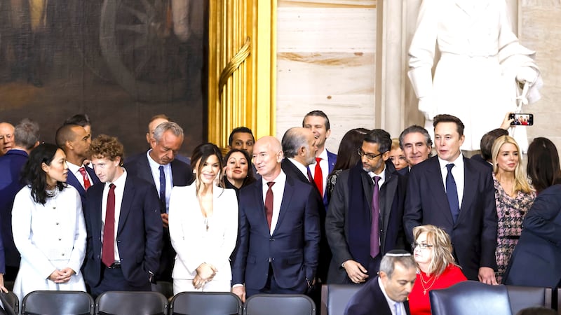 Tech bosses at Trump's inauguration
