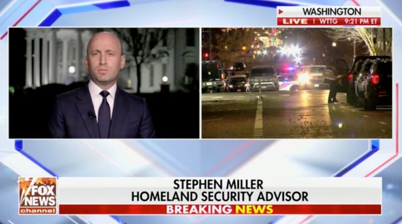 Stephen Miller on Fox News.