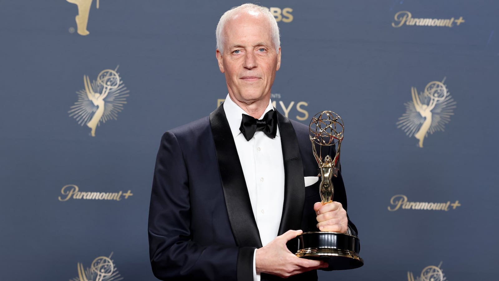 LOS ANGELES, CALIFORNIA - SEPTEMBER 14: Dan Gilroy, winner of Outstanding Writing for a Drama Series for "Andor," poses in the press room during the 77th Primetime Emmy Awards at Peacock Theater on September 14, 2025 in Los Angeles, California. (Photo by Amy Sussman/Getty Images)