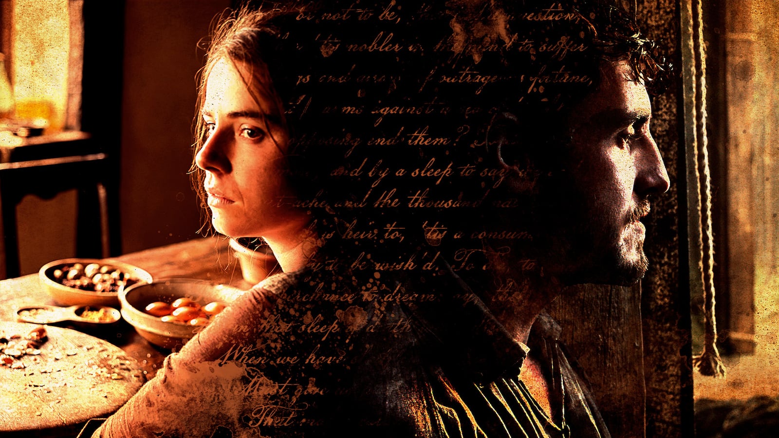 Jessie Buckley and Paul Mescal in "Hamnet"