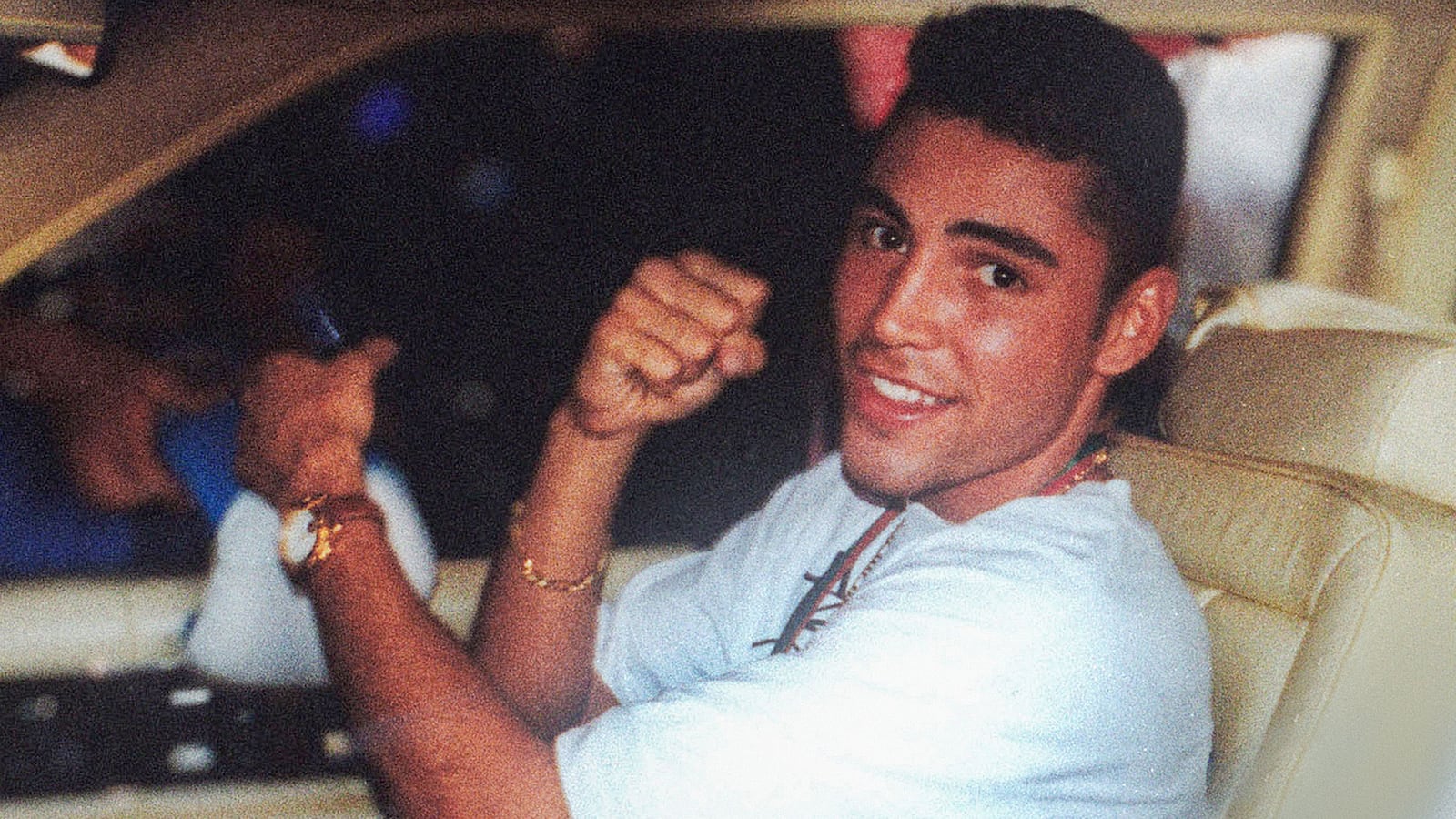 A photo including a Film Still of Oscar De La Hoya from the HBO Documentary The Golden Boy.