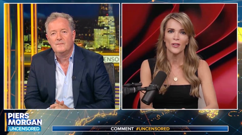 Megyn Kelly and Piers Morgan
