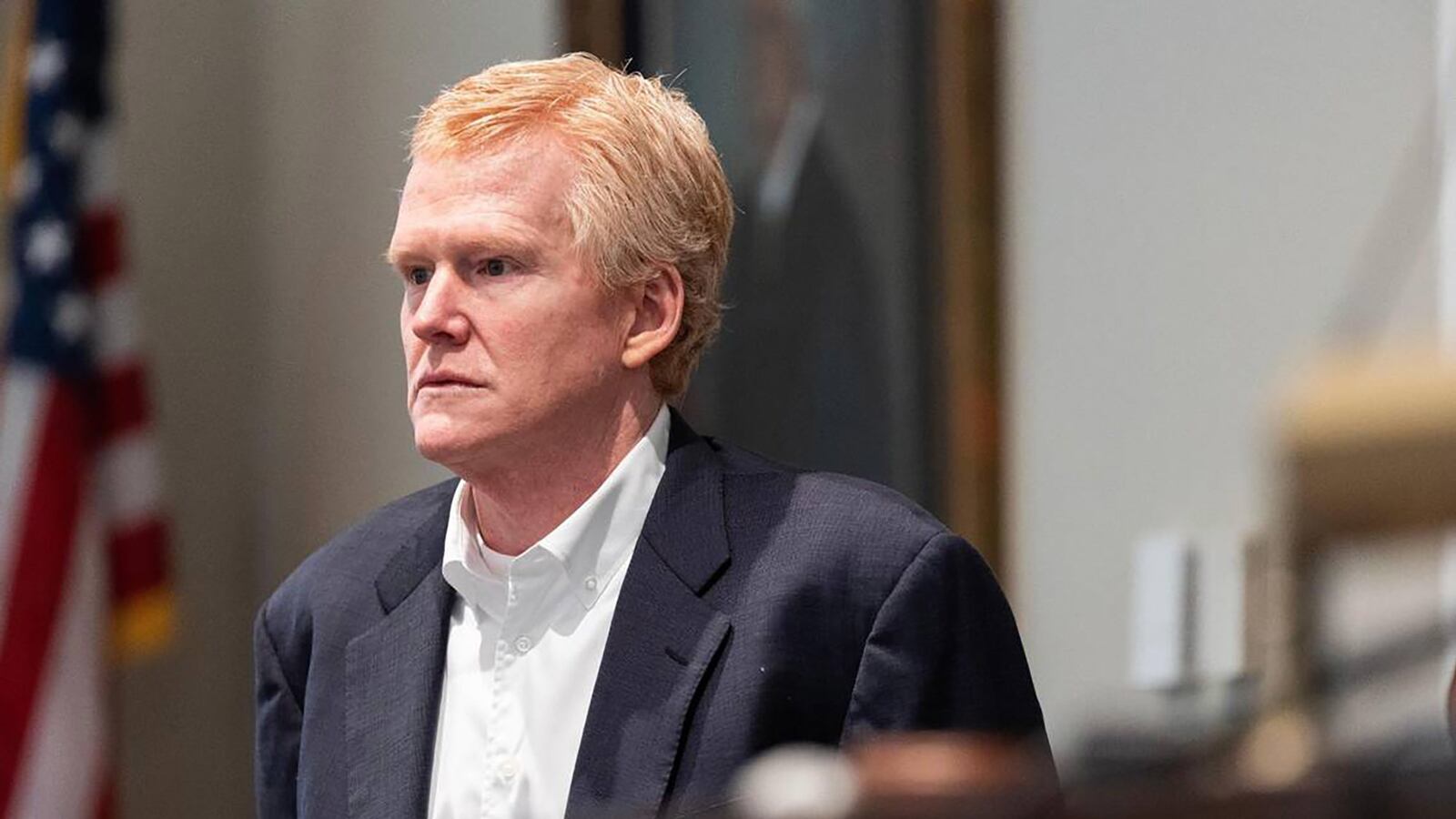 Alex Murdaugh during his murder trial at the Colleton County Courthouse on Feb. 23, 2023, in Walterboro, South Carolina.