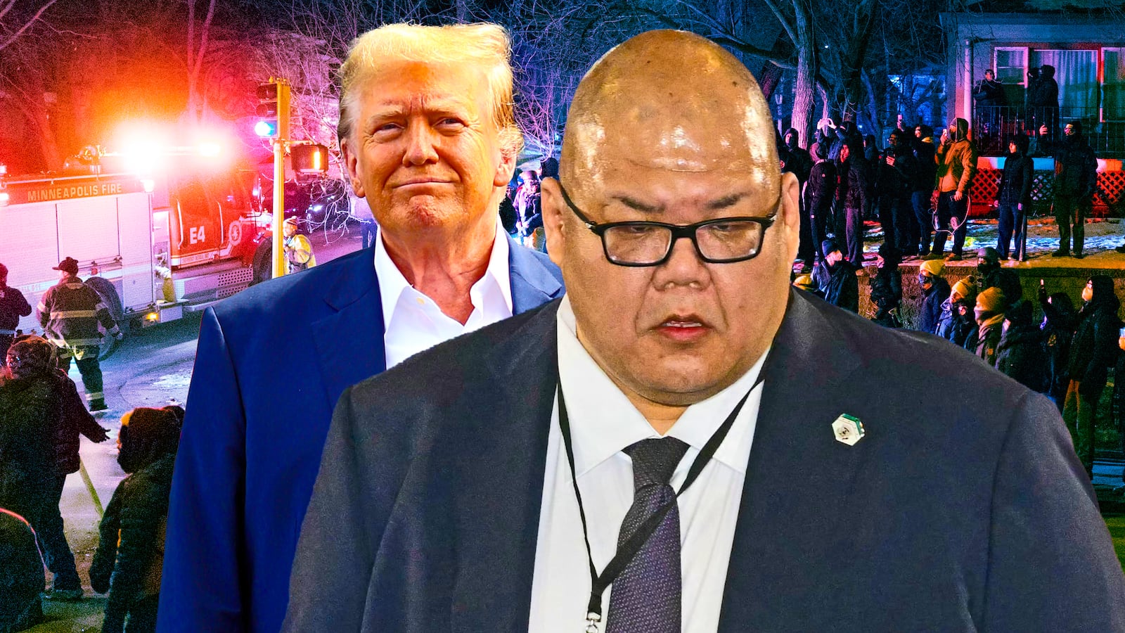 Donald Trump, Steven Cheung photo illustration