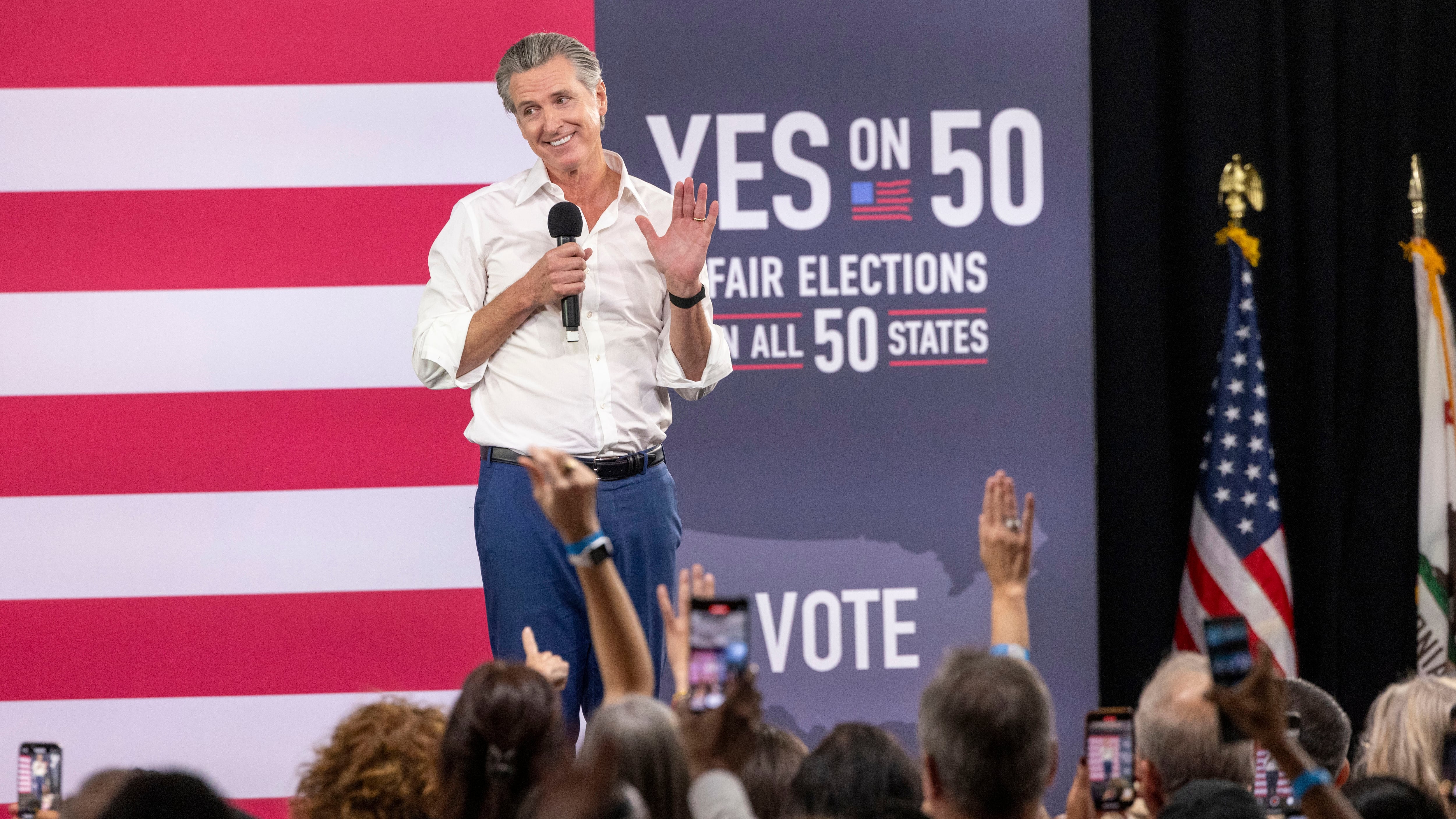 Gavin Newsom Wins Right to Gerrymander in Ultimate Troll of Donald Trump