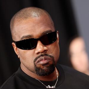 LOS ANGELES, CALIFORNIA - FEBRUARY 02: (L-R) Kanye West
and Bianca Censori attend the 67th Annual GRAMMY Awards on February 02, 2025 in Los Angeles, California. (Photo by Matt Winkelmeyer/Getty Images for The Recording Academy)