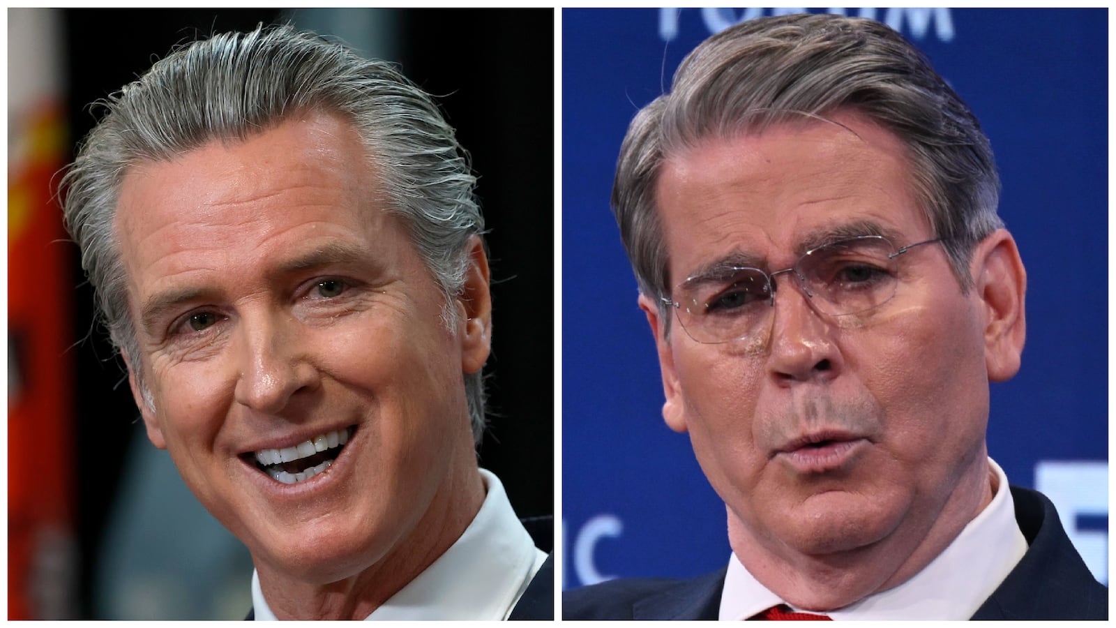 Gavin Newsom-Scott Bessent