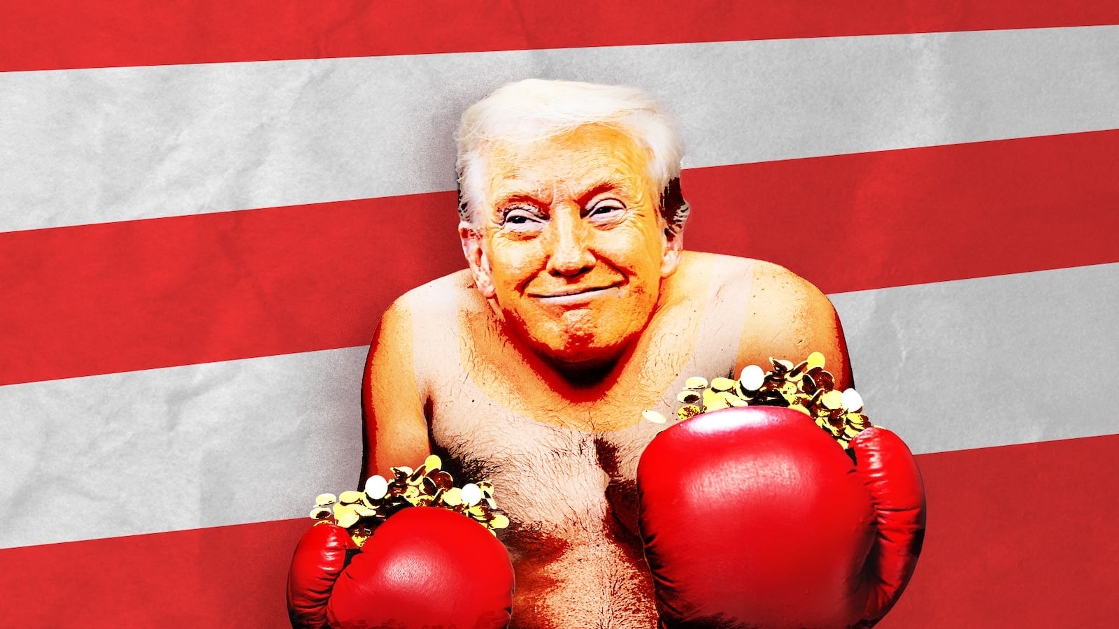 Trump promoting his coins.