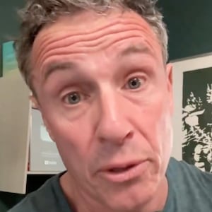 TV hosts Scott Jennings and Chris Cuomo.