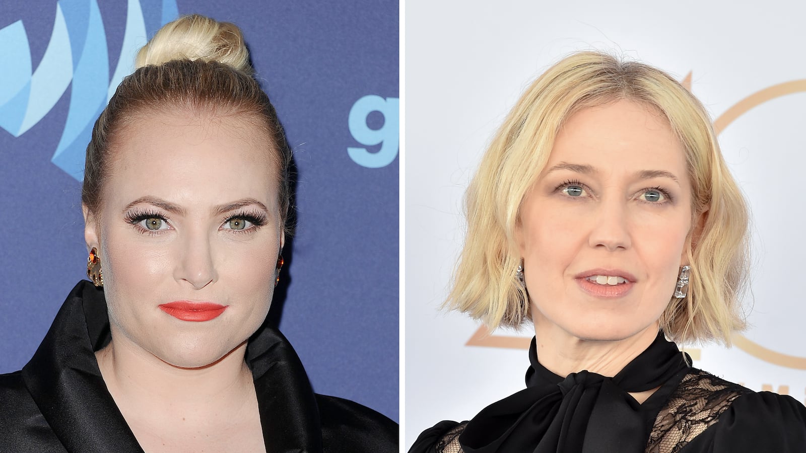 Meghan McCain and Carrie Coon.