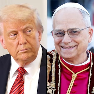 Donald Trump and Pope Leo XIV