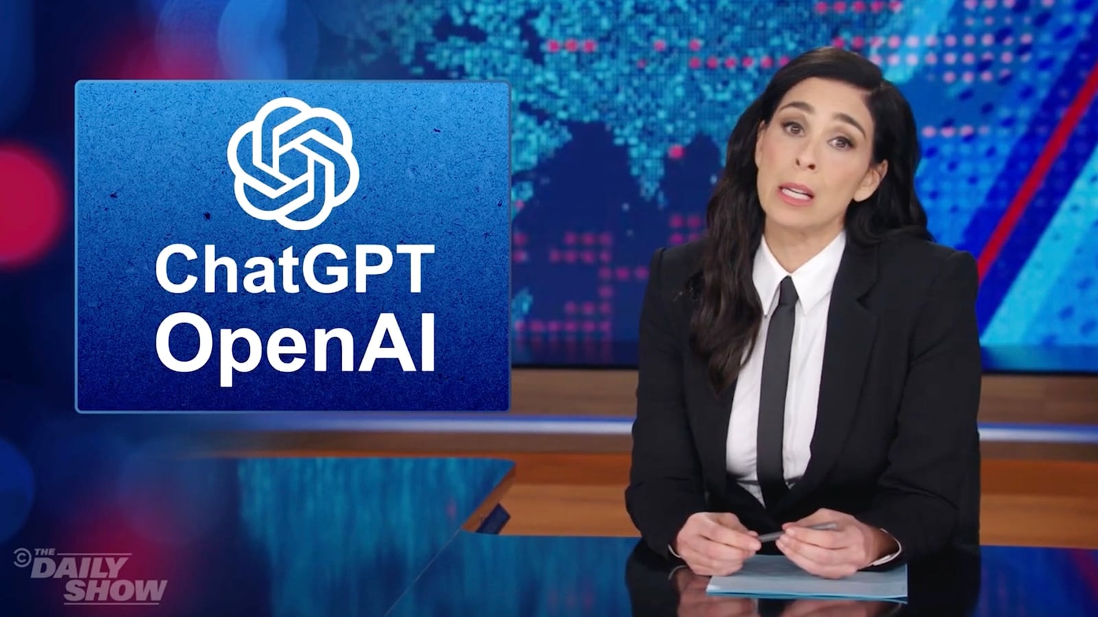 Sarah Silverman on "The Daily Show"