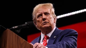 President Donald Trump speaks during the NRA ILA Leadership Forum at the National Rifle Association (NRA) Annual Meeting & Exhibits at the Kay Bailey Hutchison Convention Center on May 18, 2024 in Dallas, Texas.