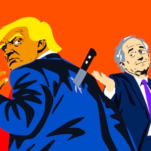 Donald Trump, Ken Paxton photo illustration