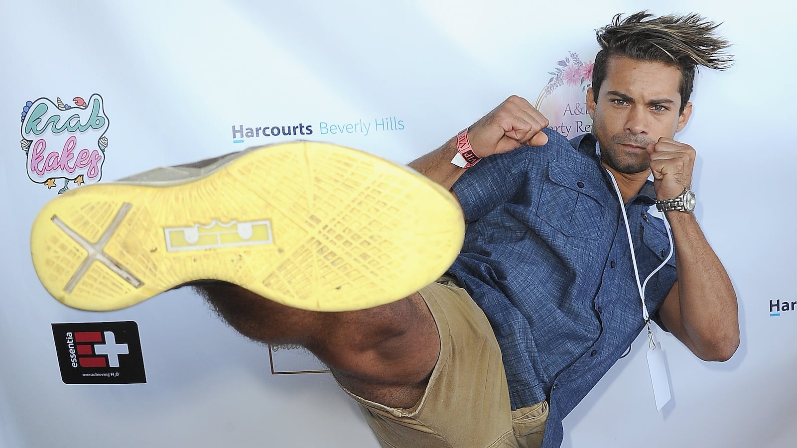 Hector David Jr. attends The Clubhouse Pool Party Event