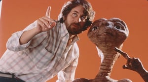 Spielberg with E.T. 1982