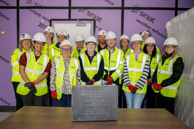 Staff who were born on or worked at the hospital in 1991 were invited to dig it up.