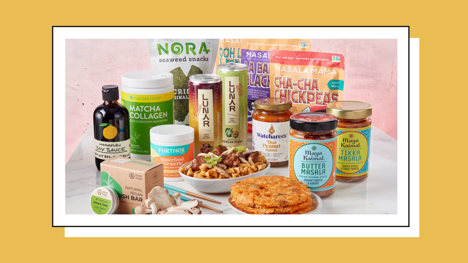Various AAPI-owned food brands.