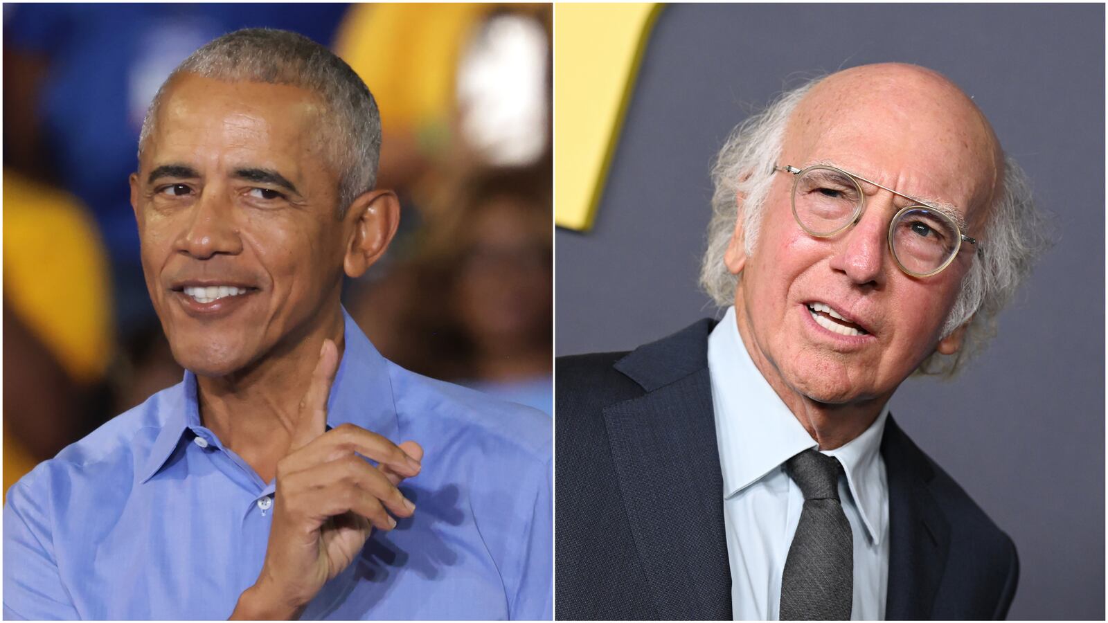 Barack Obama and Larry David