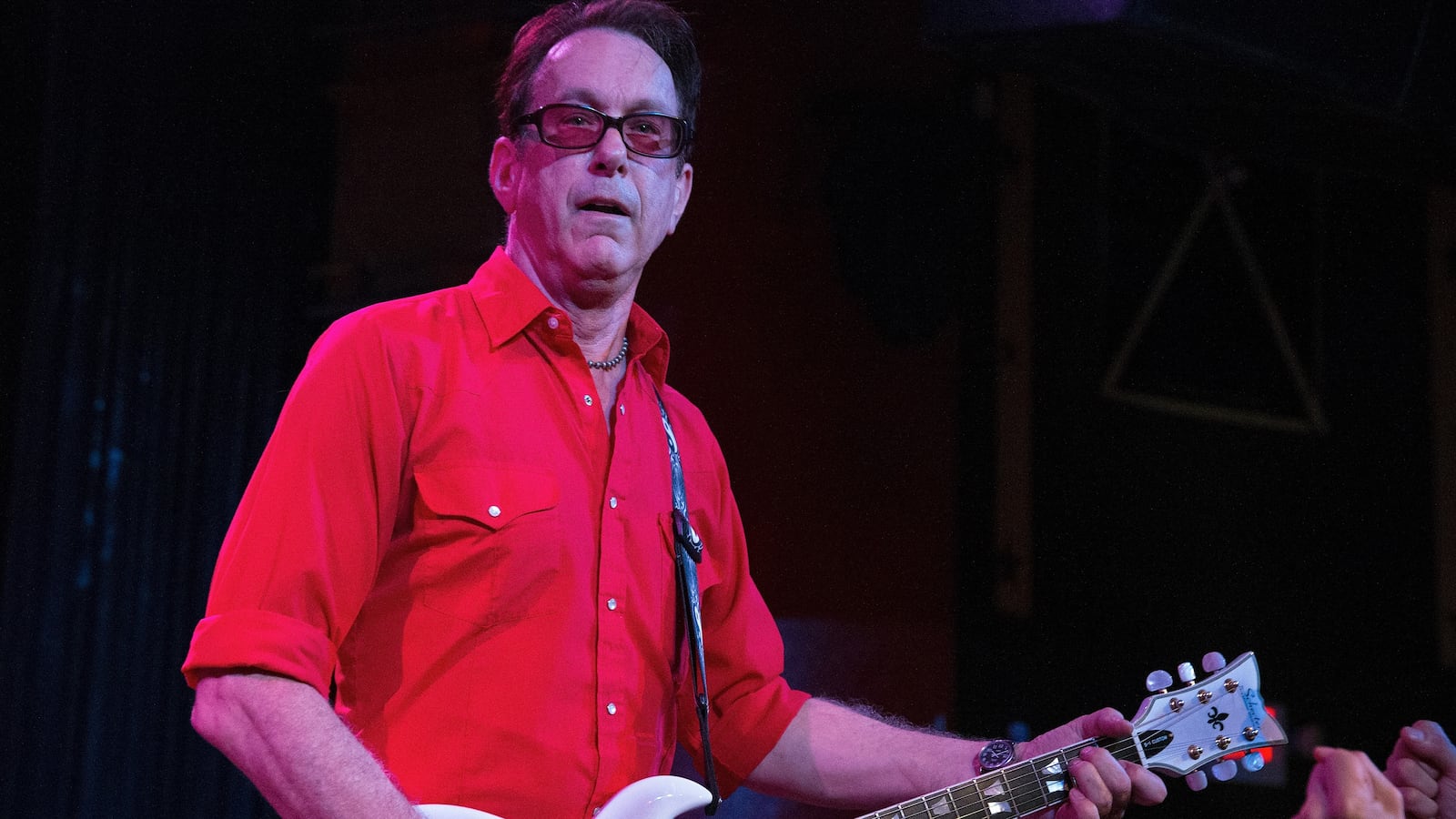 Guitarist East Bay Ray of Dead Kennedys performs live onstage.