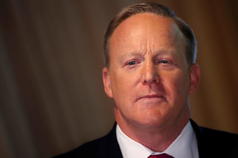 Spicer wasn't encouraged by Graham polling under 50 percent.