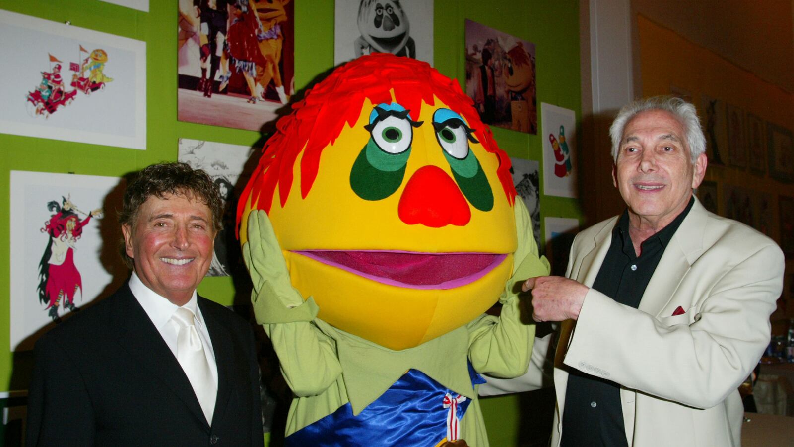 Sid Krofft, H.R. Pufnstuf and Marty Krofft