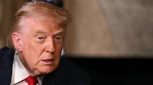 US President Donald Trump announces the US Navy's new Golden Fleet initiative, unveiling a new class of warships, at Mar-a-Lago in Palm Beach, Florida, on December 22, 2025.