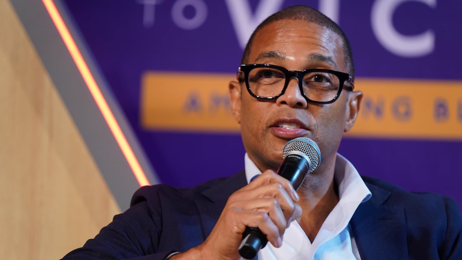 Don Lemon speaks onstage during the Congressional Black Caucus Foundation's 53rd Annual Legislative Conference National Town Hall at Walter E. Washington Convention Center on September 12, 2024 in Washington, DC.