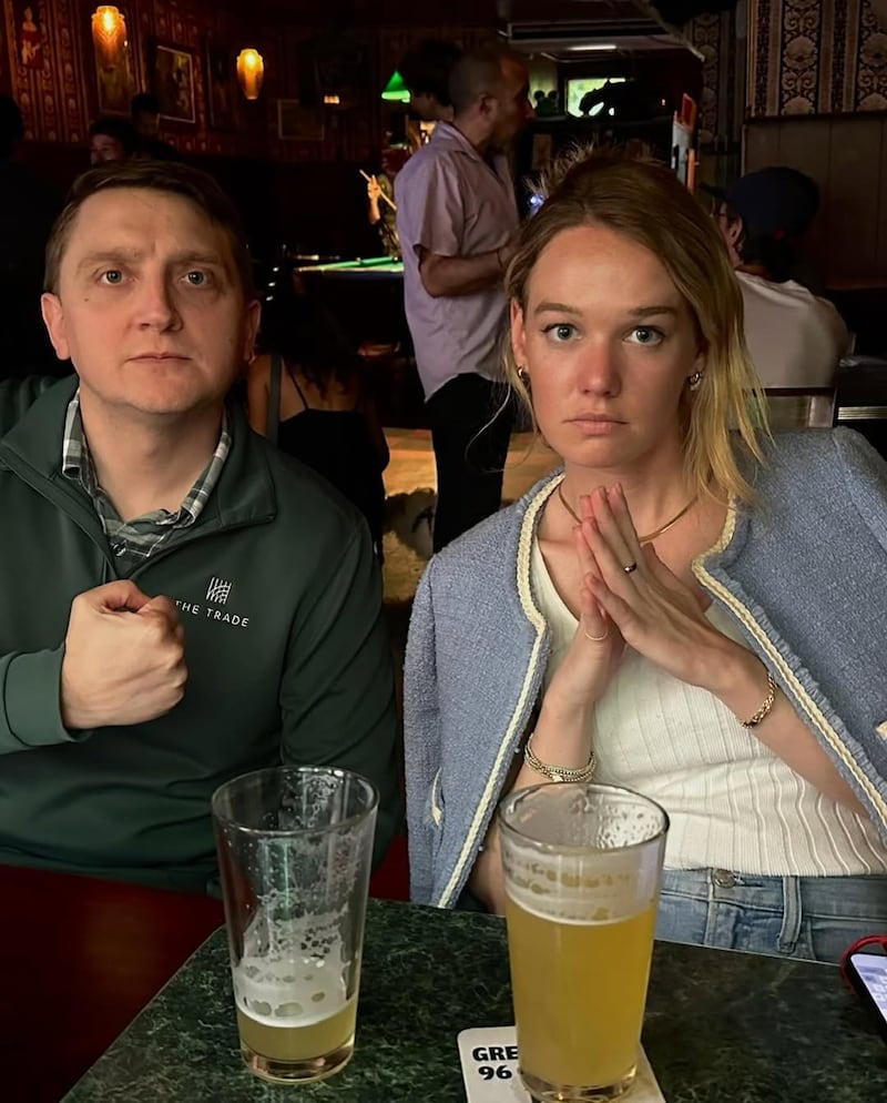 DHS Assistant Secretary Tricia McLaughlin with her husband, Ben Yoho.