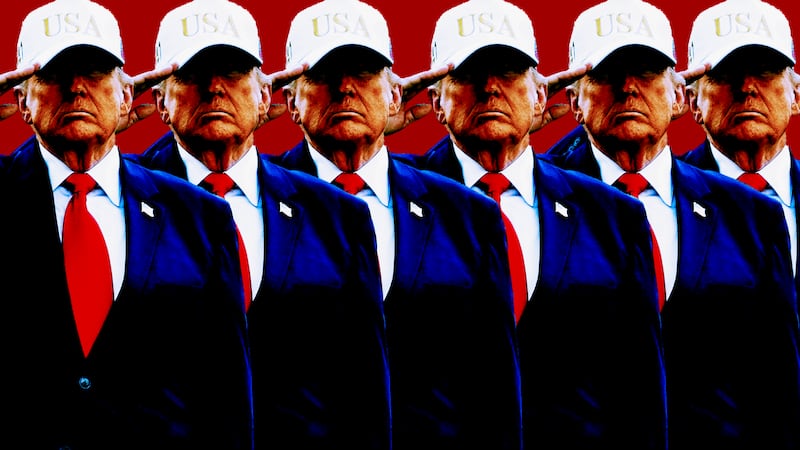 Donald Trump photo illustration