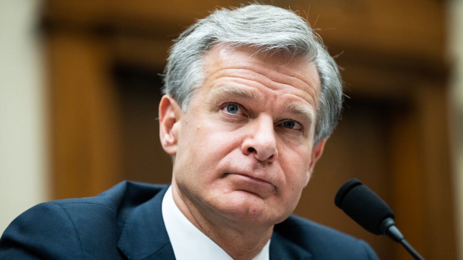 FBI Director Christopher Wray testifies.