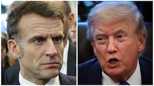 Emmanuel Macron and Donald Trump