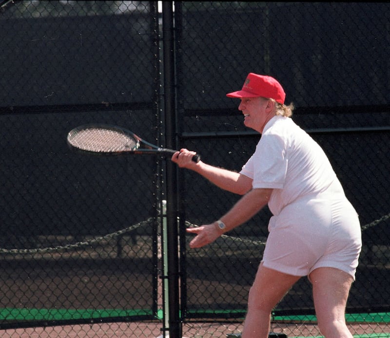 donald trump tennis athlete 2000