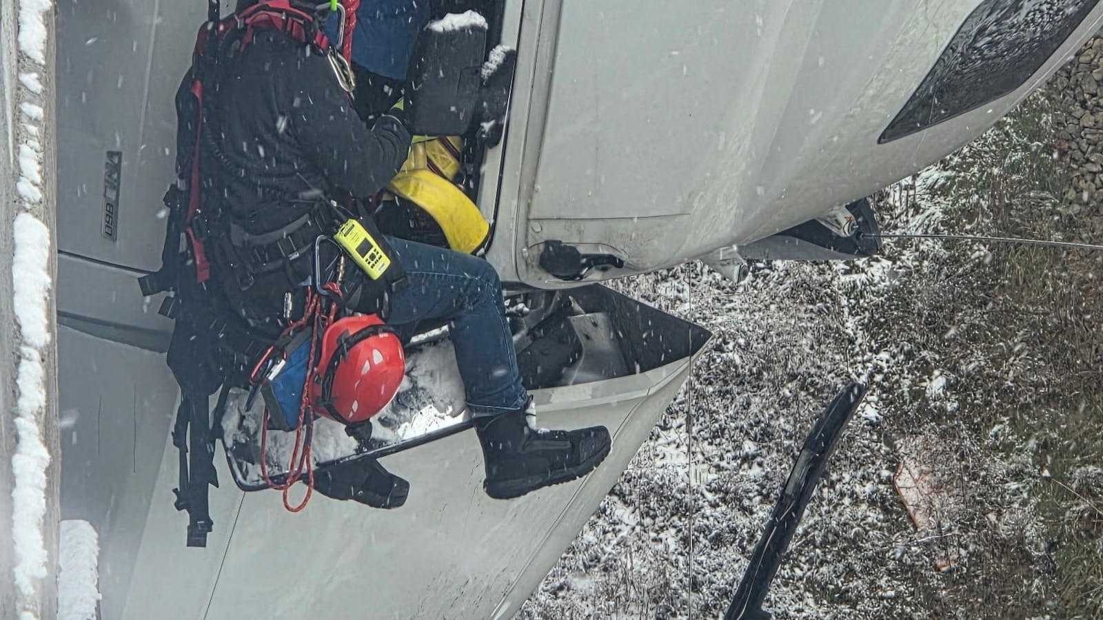Truck Driver Rescued After Dangling 100 Feet Off Highway Bridge