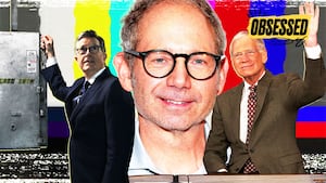 Stephen Colbert, David Letterman, Rob Burnett
