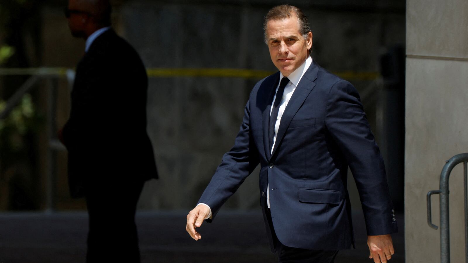 Hunter Biden, son of U.S. President Joe Biden, departs federal court after a plea hearing on two misdemeanor charges of willfully failing to pay income taxes in Wilmington, Delaware, July 26, 2023.