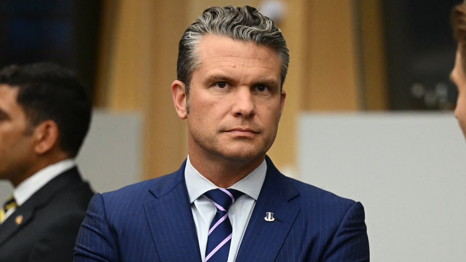 Defense Secretary Pete Hegseth's plane was forced to make an emergency landing while he was returning to the U.S. from the NAT meeting of defense ministers in Brussels on October 15, 2025.