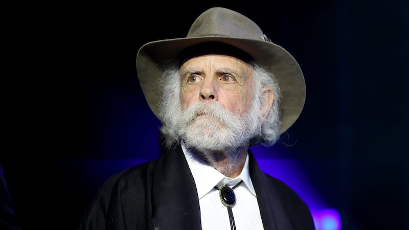 LOS ANGELES, CALIFORNIA - JANUARY 31: Honoree Bob Weir of Grateful Dead accepts the 2025 MusiCares Persons of the Year award onstage during the 2025 MusiCares Persons of the Year Honoring The Grateful Dead on January 31, 2025 in Los Angeles, California. (Photo by Kevin Mazur/Getty Images for The Recording Academy)
