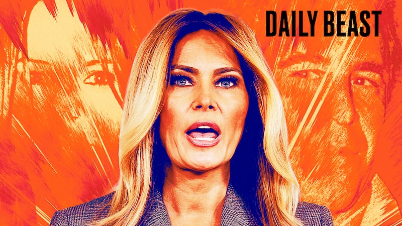 Melania is panicking over Jeffrey Epstein.