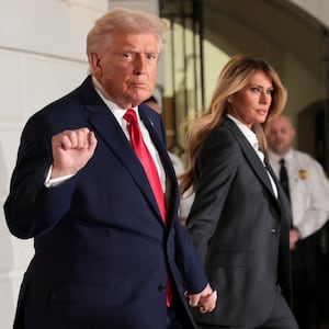 President Donald Trump and first lady Melania Trump