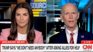 Rick Scott speaking to CNN.