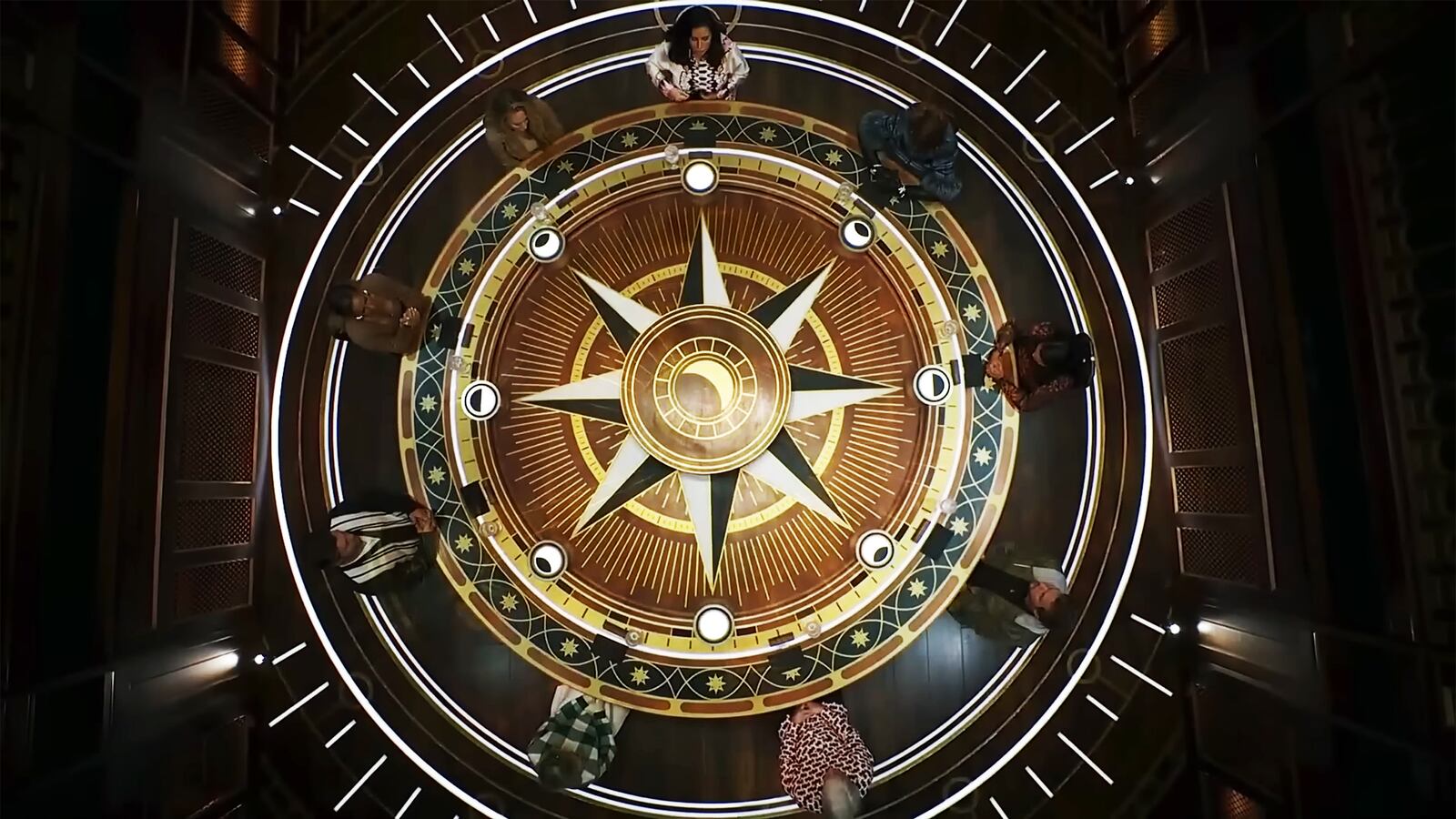 A screen grab from The Traitors on Peacock.