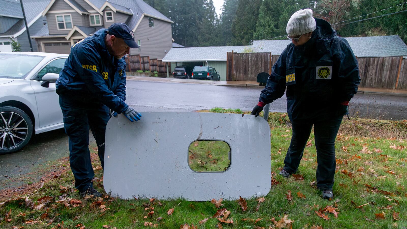 The plug door from Alaska Airlines flight 1282 Boeing 737 MAX 9 reportedly lacks markings that would suggest bolts were in place when it blew out of the aircraft.